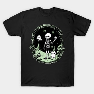 skeleton and friends T-Shirt